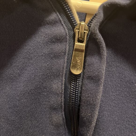 Bobby Jones Men's Golf Zip Pull Over Sweater Blue L Peruvian Cotton Casual - Picture 4 of 14